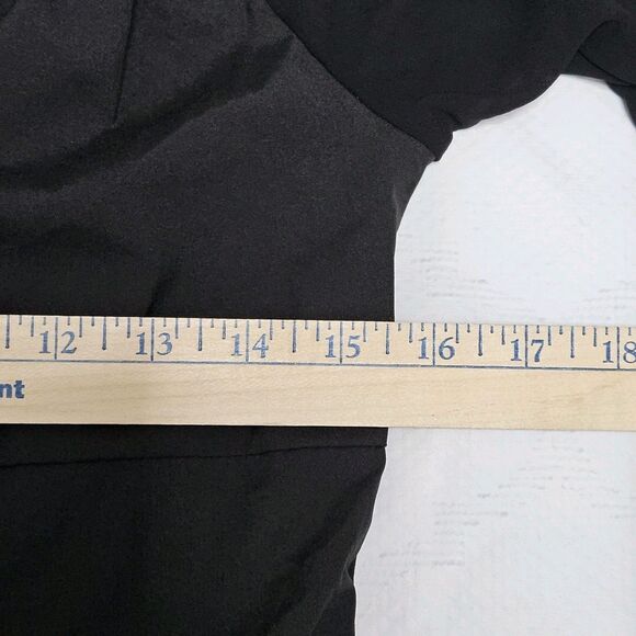 Romwe Dress Women's Lg Black Whimsygoth Fairy Off Shoulder Sheer Bell Sleeve NWT - Picture 12 of 14